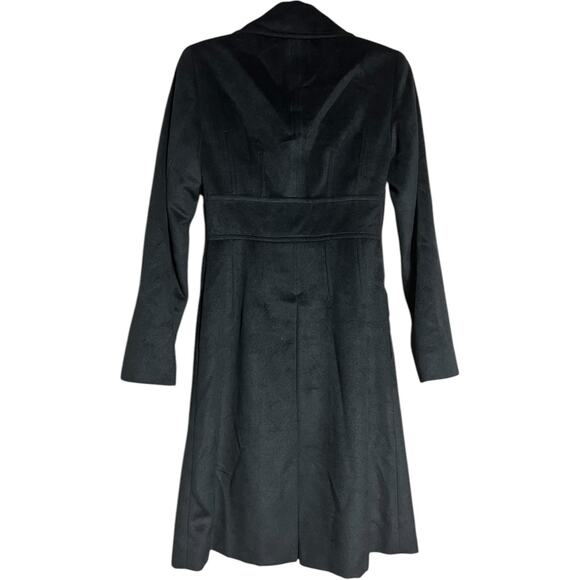 Pippa Coat with Jeweled Button Front, Black, Size 0, Made in Romania - Picture 10 of 11